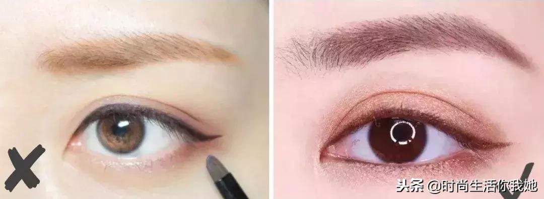 最近流行的眼影妆,适合下眼睑的液体眼影