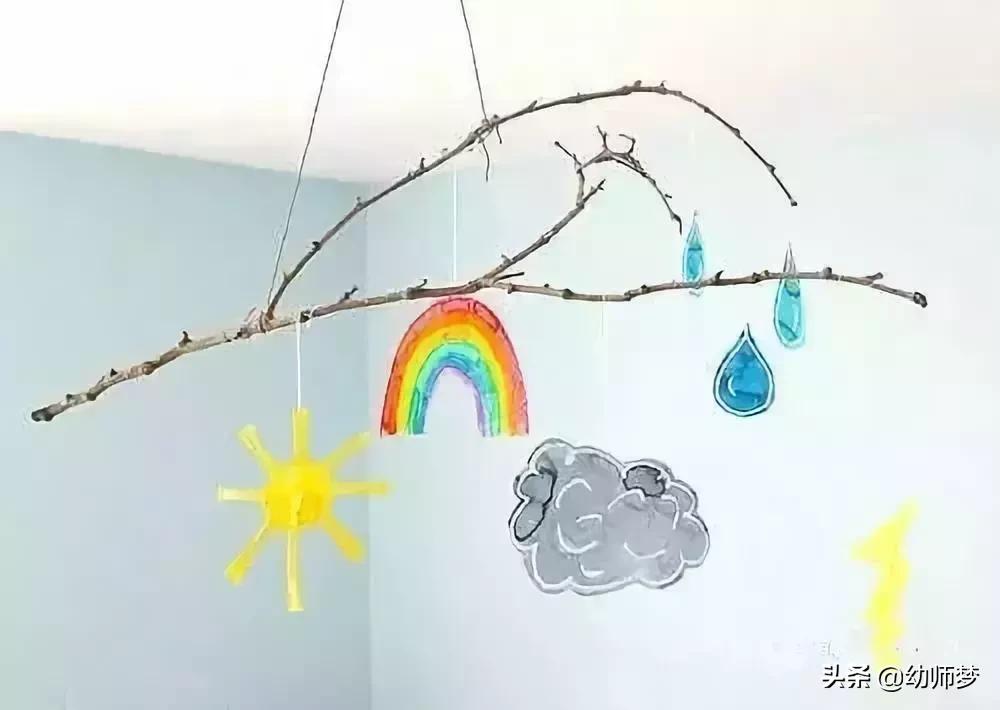 幼儿园秋季环境吊饰走廊,幼儿园教室秋季吊饰创意环境布置