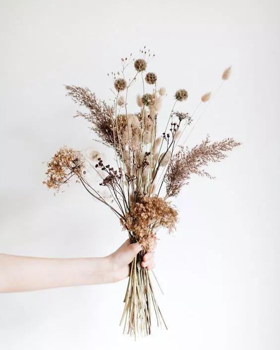 适合干花的装饰,简单的干花装饰