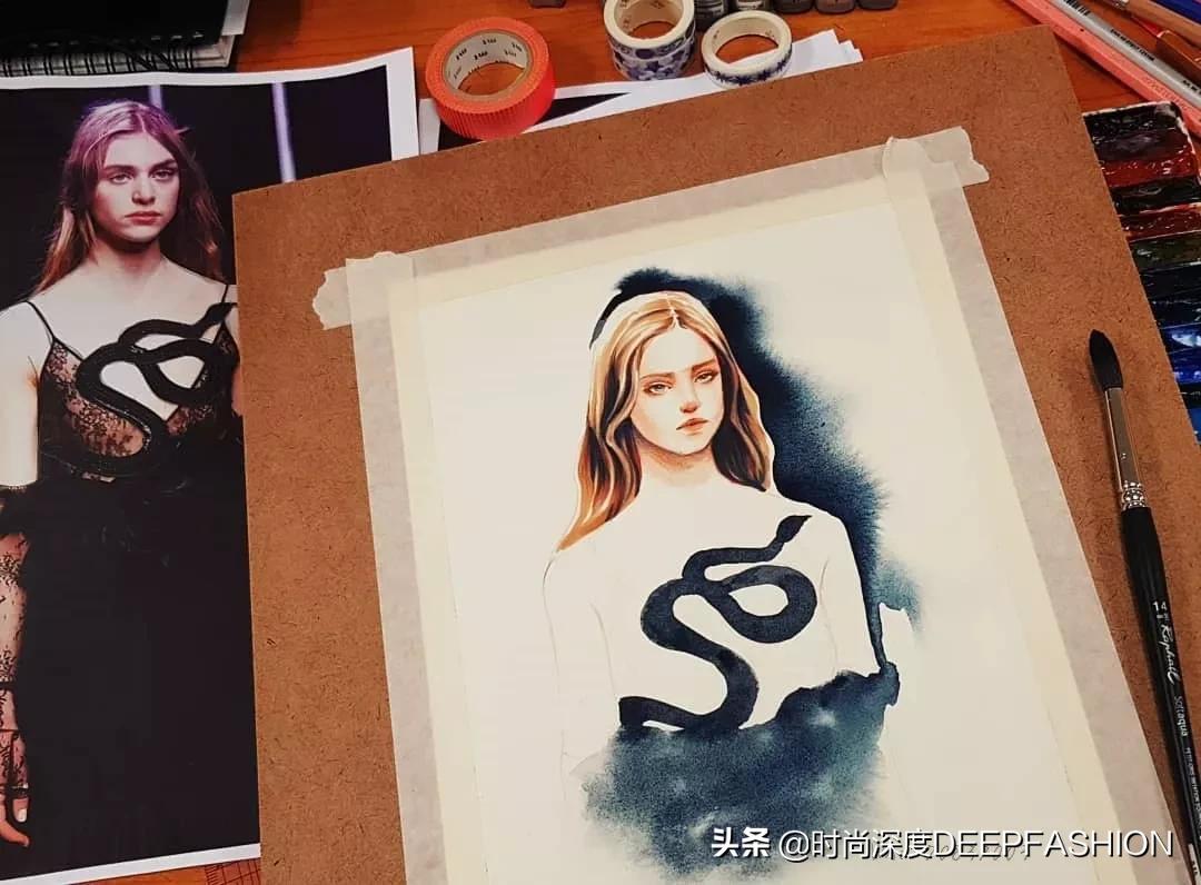 服装设计图三张,服装设计系列效果图