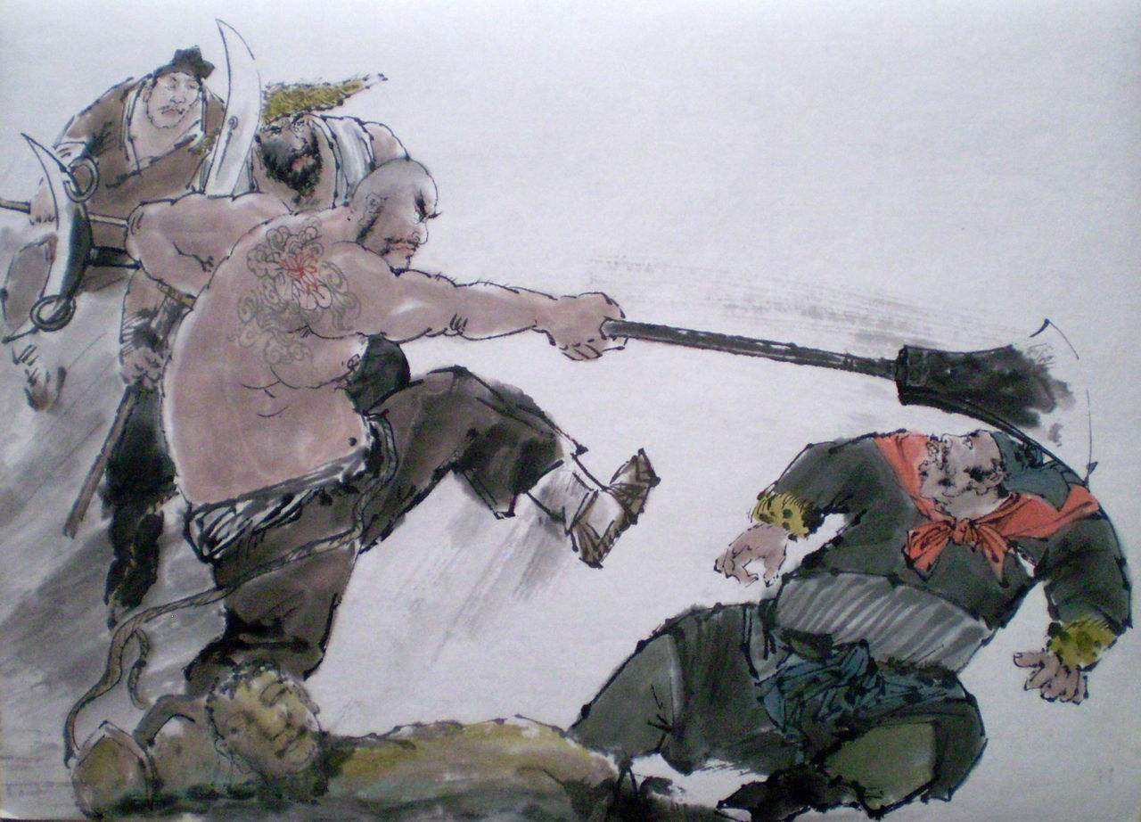 为什么水浒传只有鲁智深是好汉,梁山上只有鲁智深一人称得上好汉