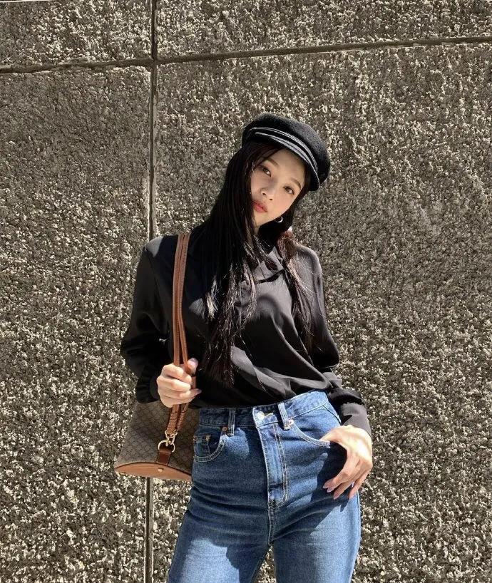 赵丽颖夏日装扮,夏日草帽赵丽颖