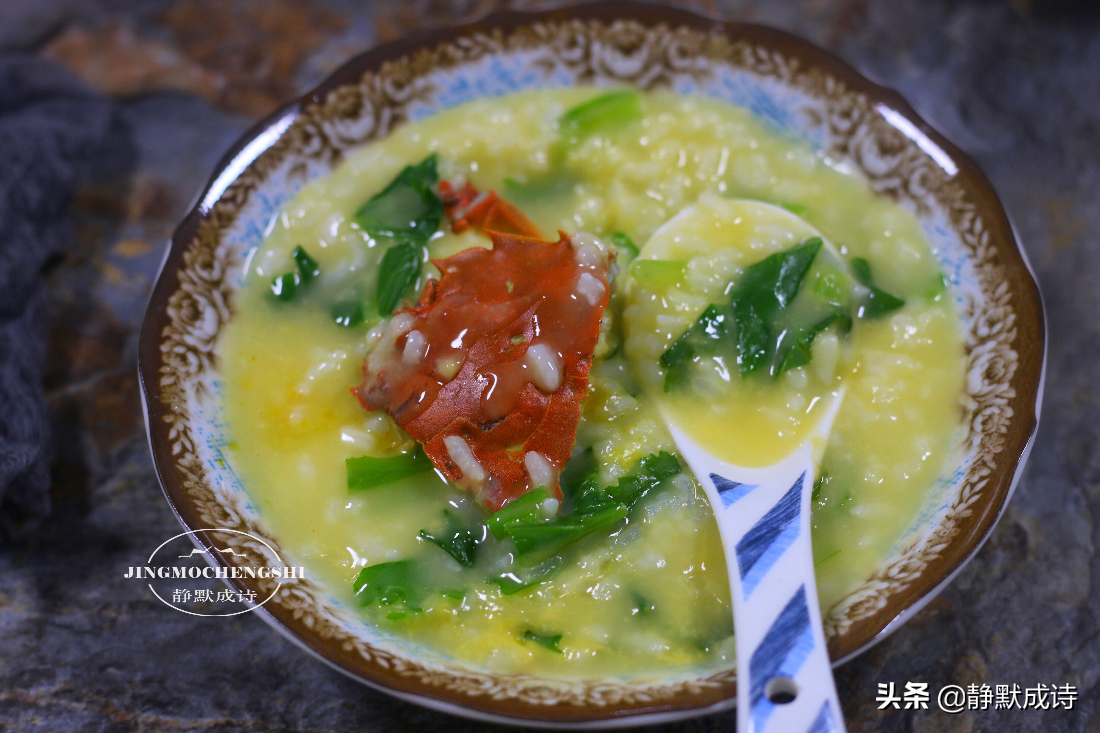 蒸熟的螃蟹可以熬粥吗,用螃蟹煮粥