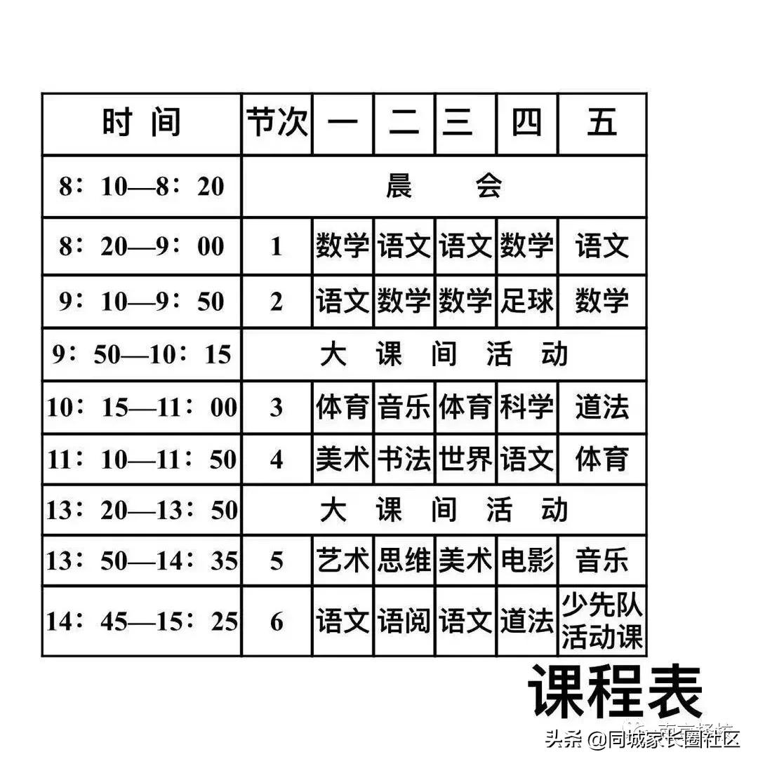 南京20所公办、民办校课程表曝光！这些秘密你看懂了吗？