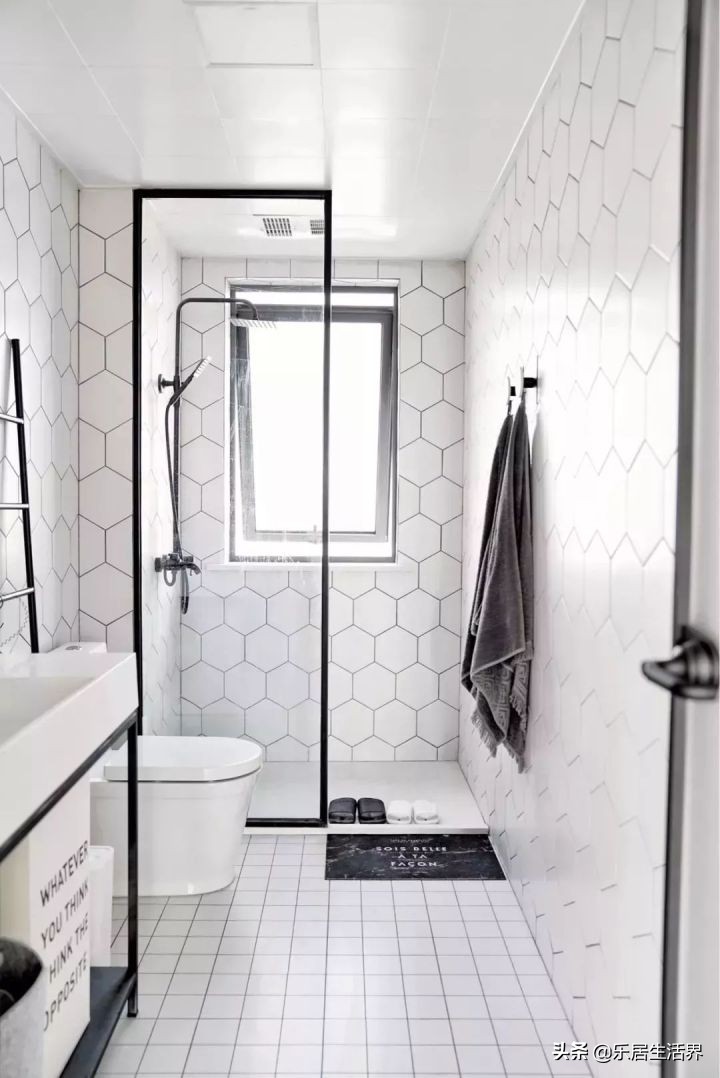 卫生间墙砖和顶最佳颜色效果图,卫生间干湿区墙砖颜色该不该一样