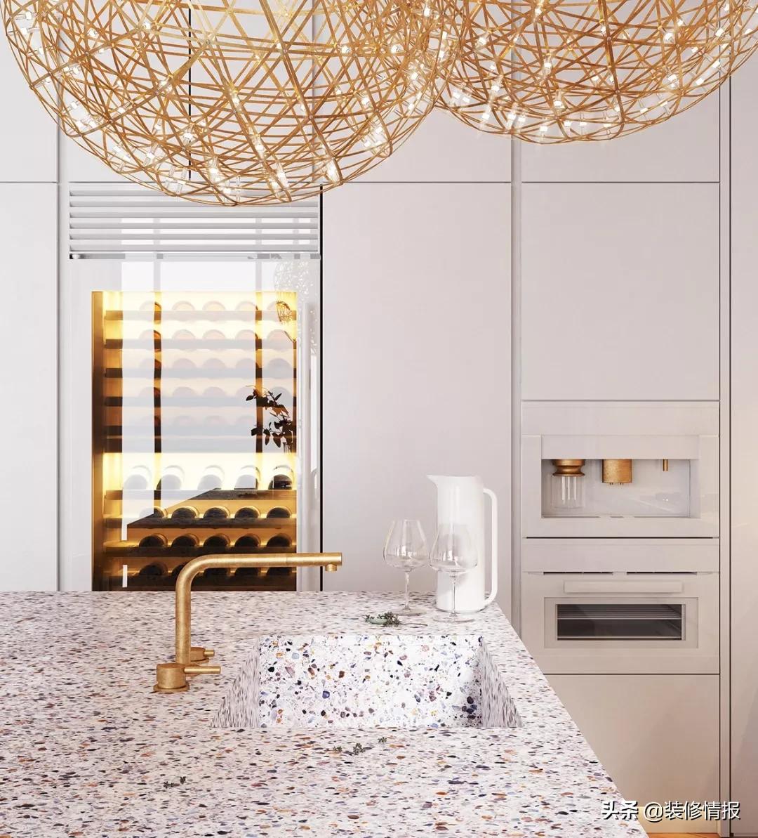 水磨石高颜值设计,大气上档次水磨石