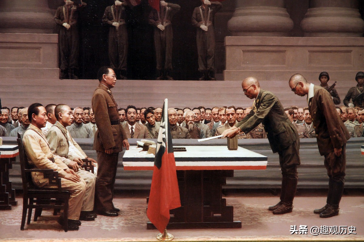 日军投降后国军收缴多少武器,抗日战争日本投降向中国赔款