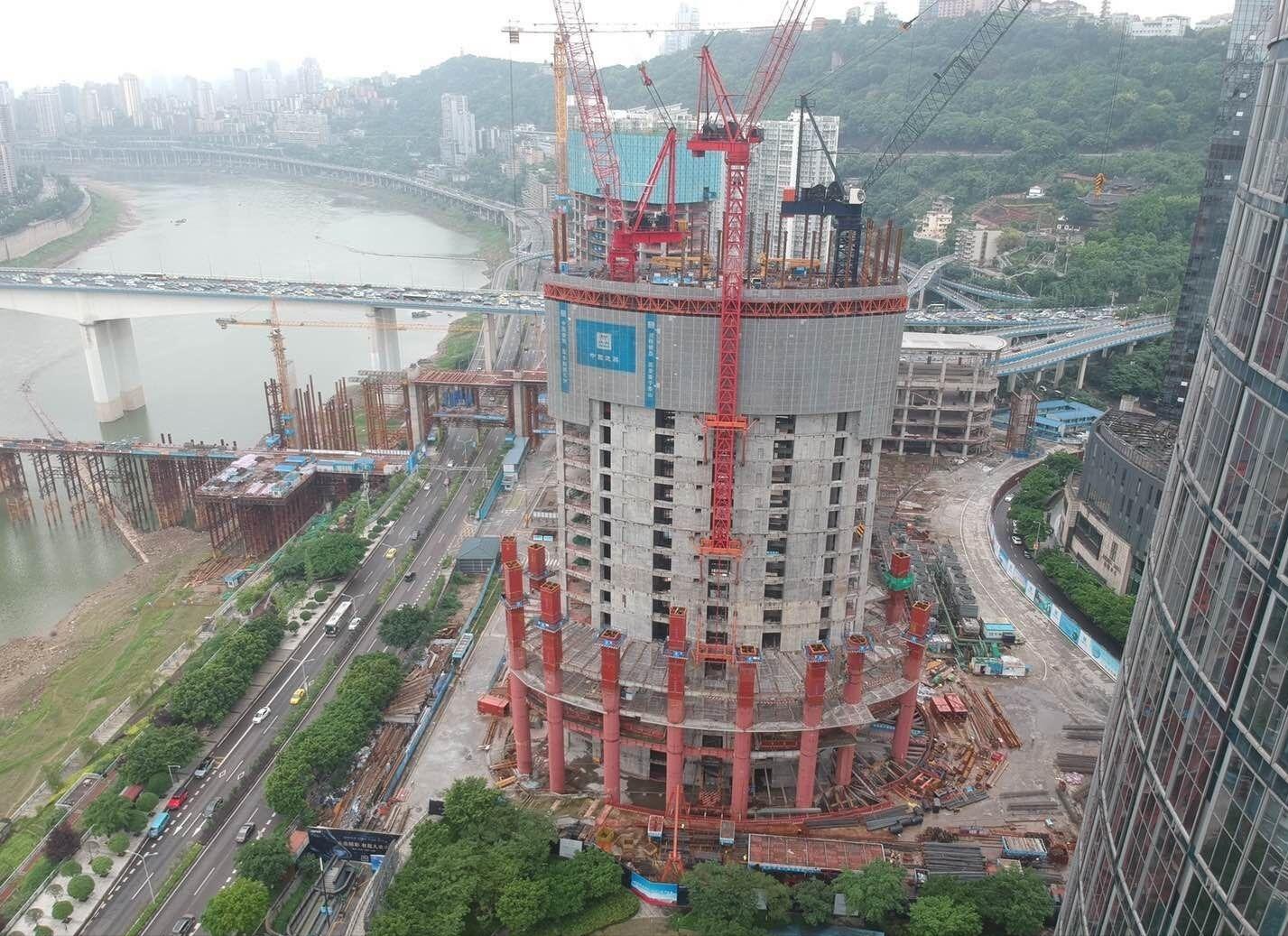 重庆万科陆海国际中心,重庆超级天际线