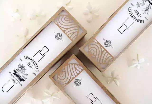 创意茶叶礼盒包装图片大全,有意境复古的茶叶包装