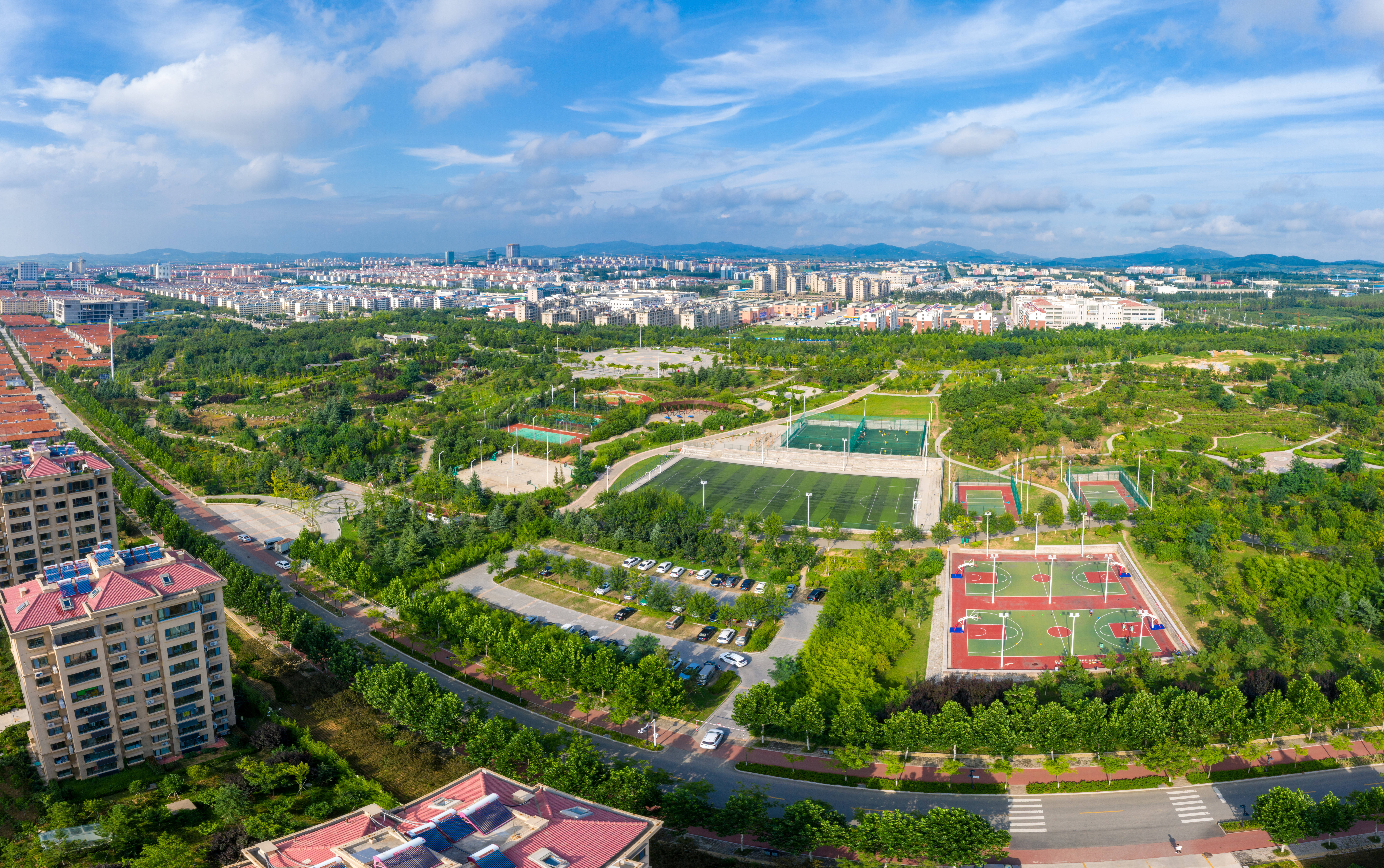 航拍乳山美景视频,乳山的美景
