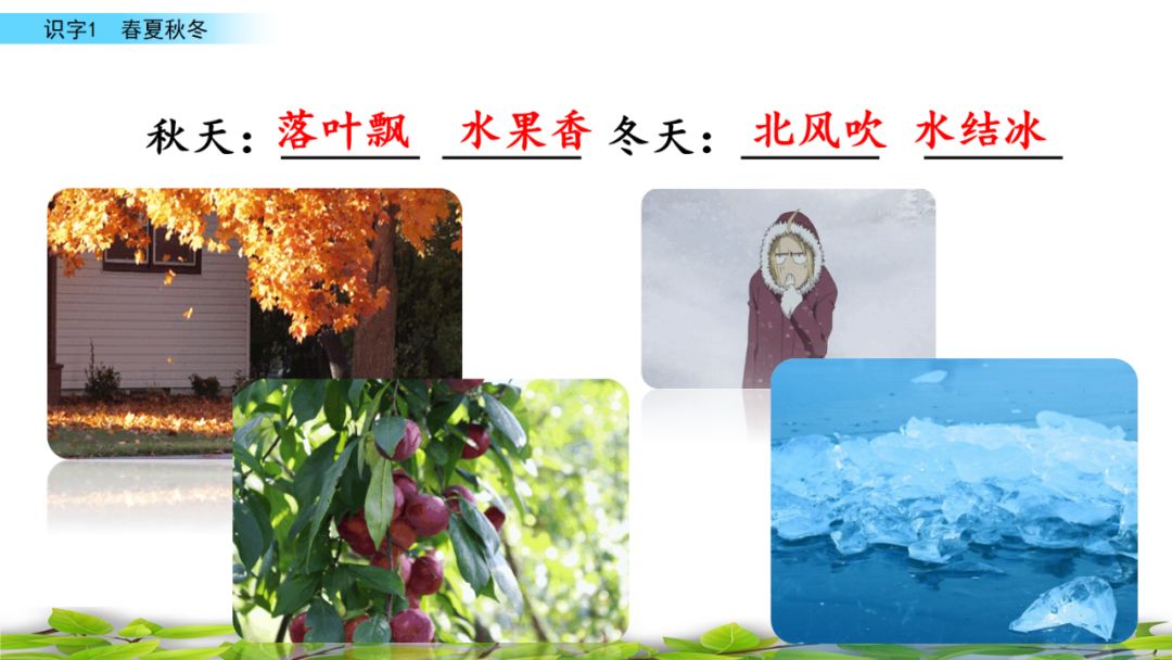 一年级语文下册春夏秋冬生字笔画,部编版一年级上册课文朗读完整版