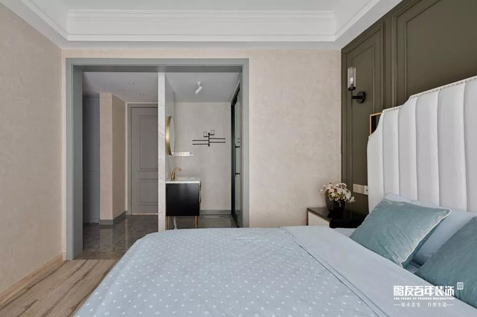 鹏友的•宅［拾壹］全案25.68W，104㎡轻奢美式—中铁.万国城