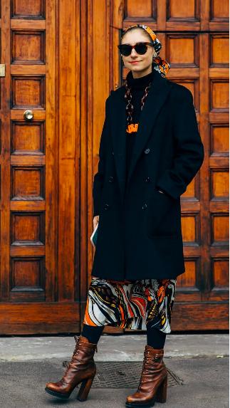 不知道穿什么就选黑大衣！这经典5组可优雅可帅气，显瘦超百搭