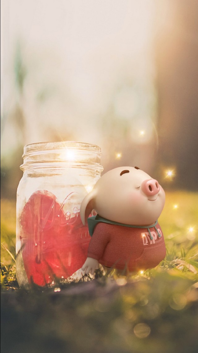 手机壁纸264期｜最近超火的小猪猪壁纸、高清手机壁纸