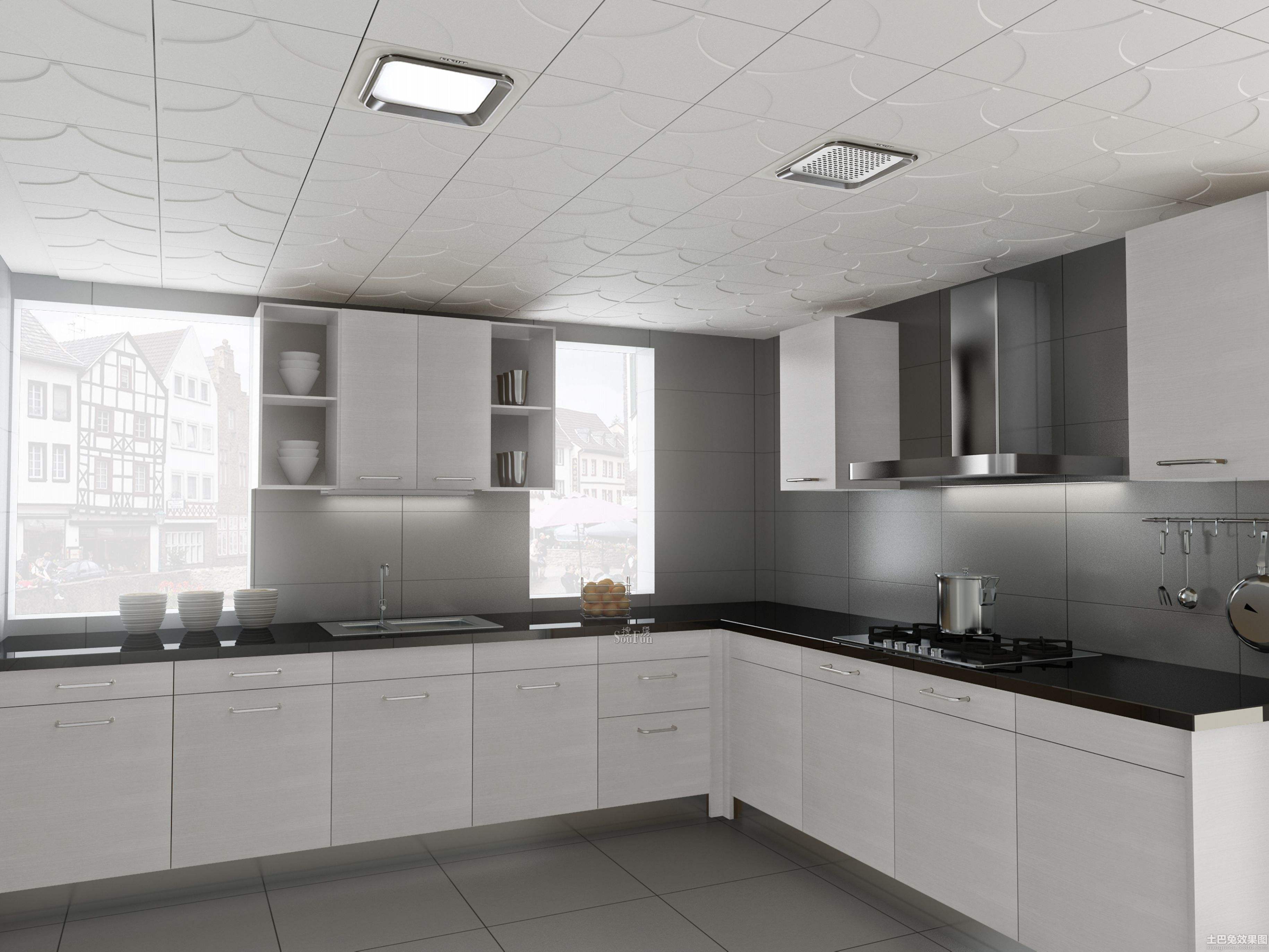 客厅吊顶用什么材料好？PVC塑料扣板、铝扣板、石膏板你选哪个？