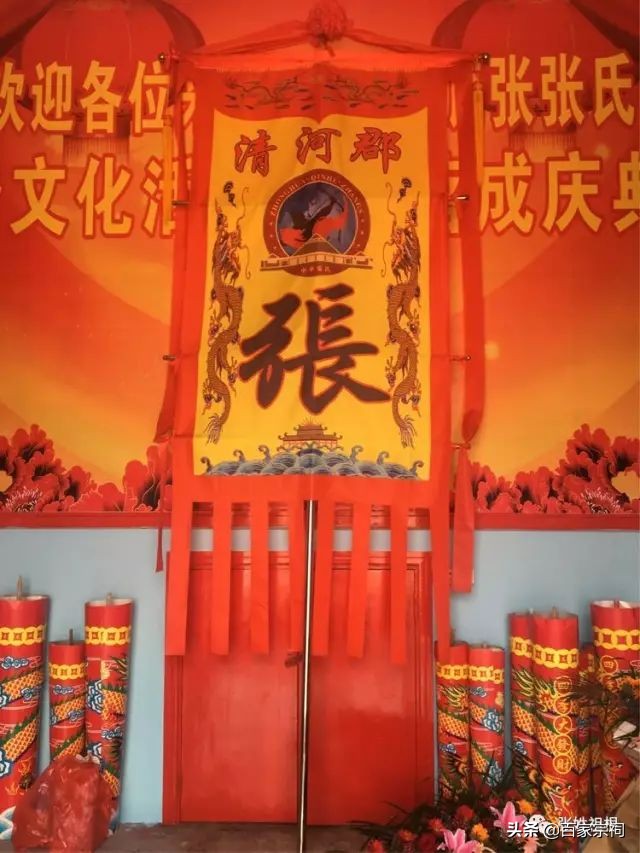 阜南张氏祠堂落成庆典仪式,张氏祠堂唱戏人山人海