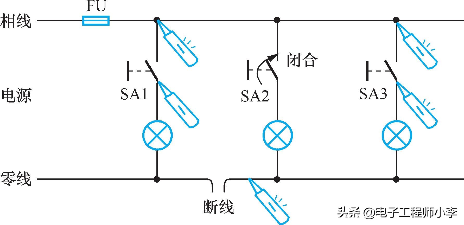 照明线路短路如何检测和解决,照明线路短路最快速排除方法