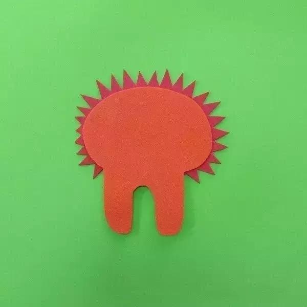 海绵纸手工制作花朵幼儿园,海绵纸创意手工幼儿园动物