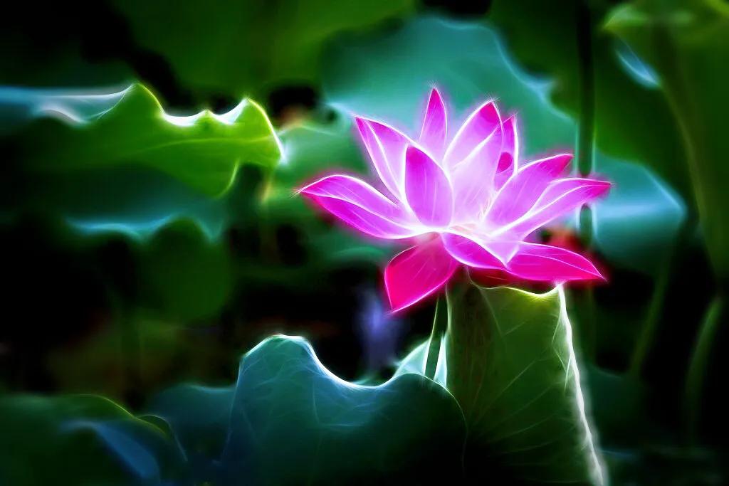 荷花的美惊艳了岁月,荷花温柔的绽放