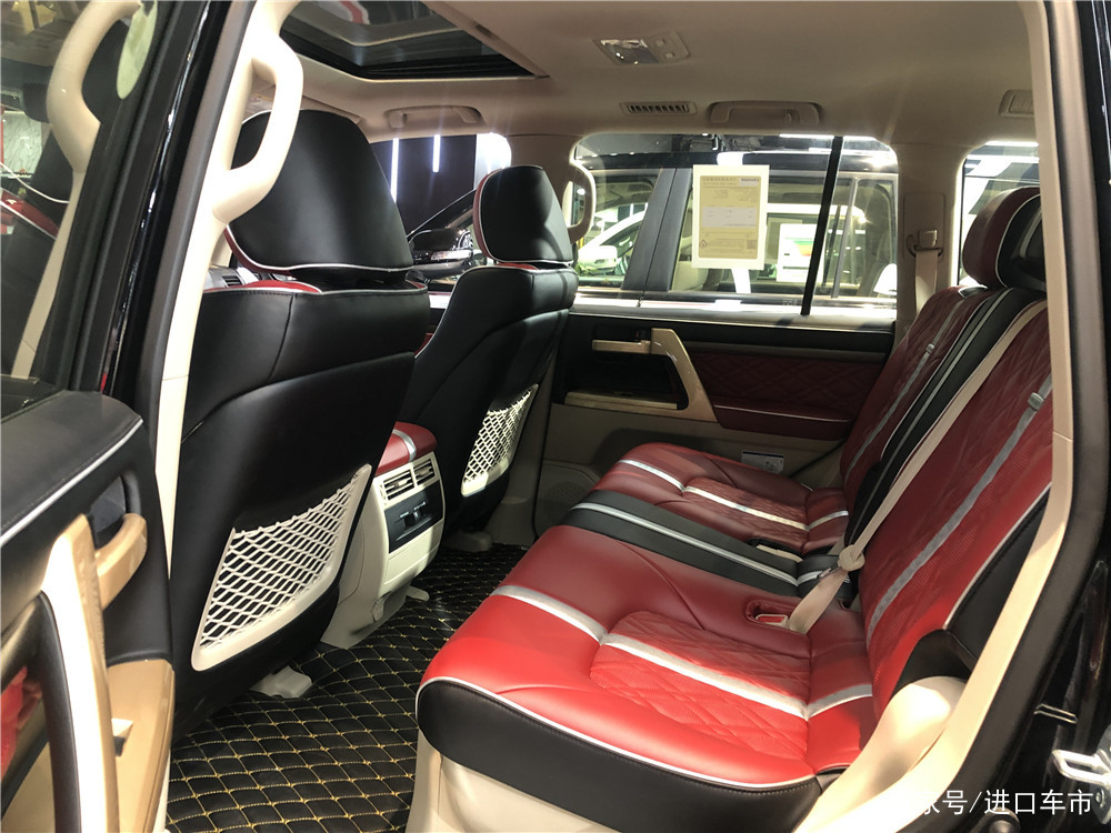 2022款丰田酷路泽5700顶配黑武士,10款美规酷路泽5700升级黑武士