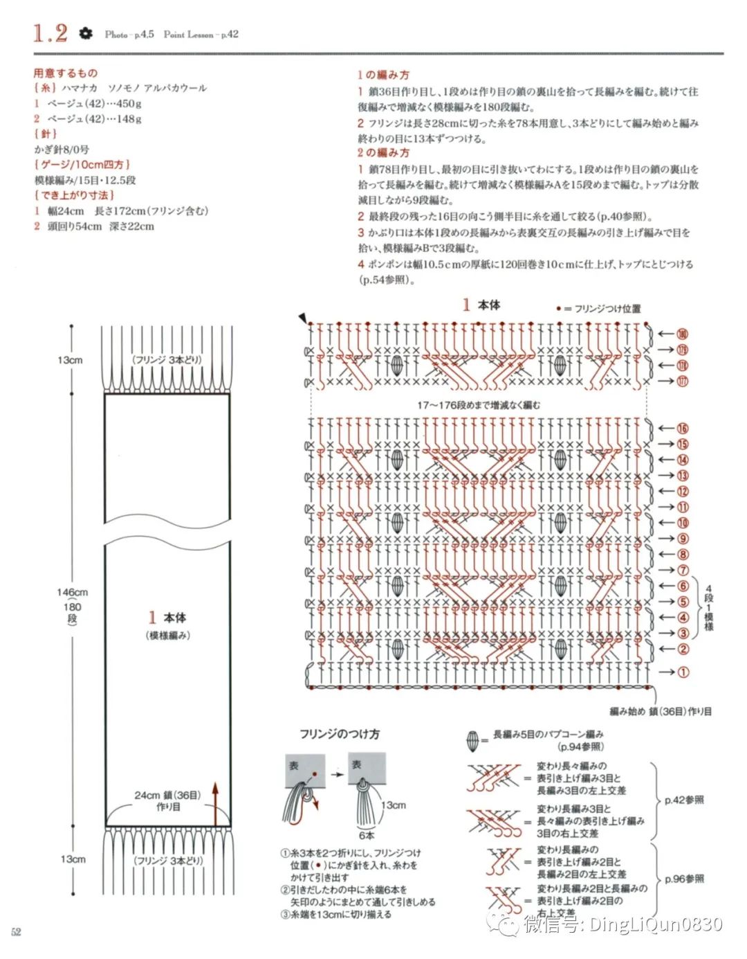 2020年冬季帽子的钩编教程,喜庆帽子围巾钩编