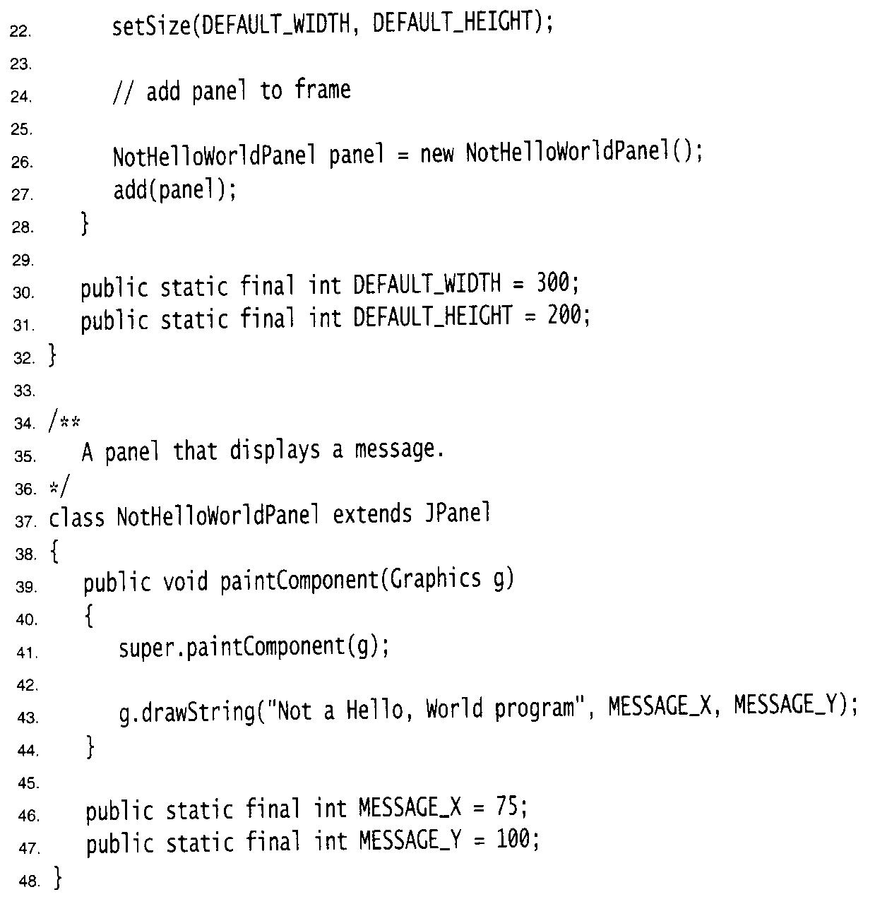 深入Java核心知识点，图形程序设计：框架定位+在面板中显示信息