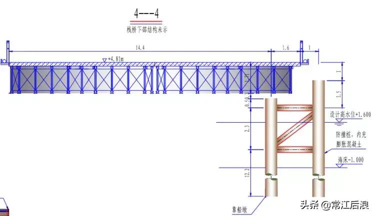 简易桥梁设计图纸大全,桥梁设计简图配上说明性文字