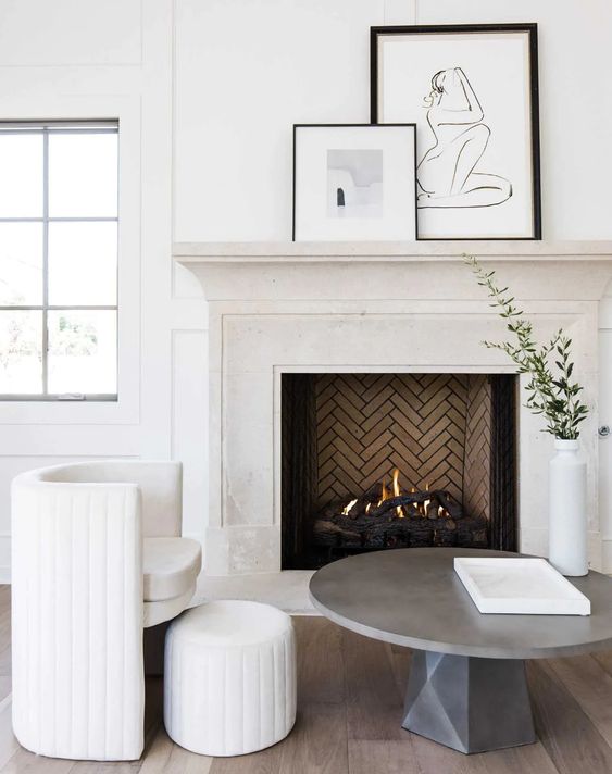 也要给家里装个壁炉!取代电视墙又能冬日围坐取暖,提升家居质感