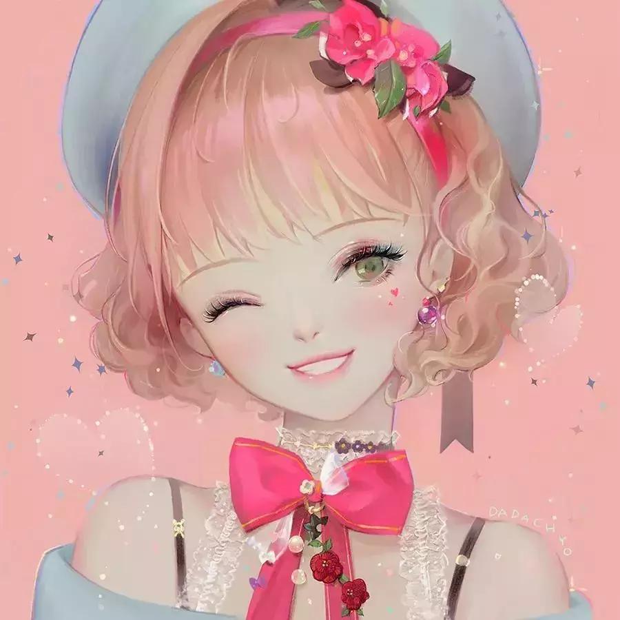 好看的仙女插画,唯美的韩国风插画