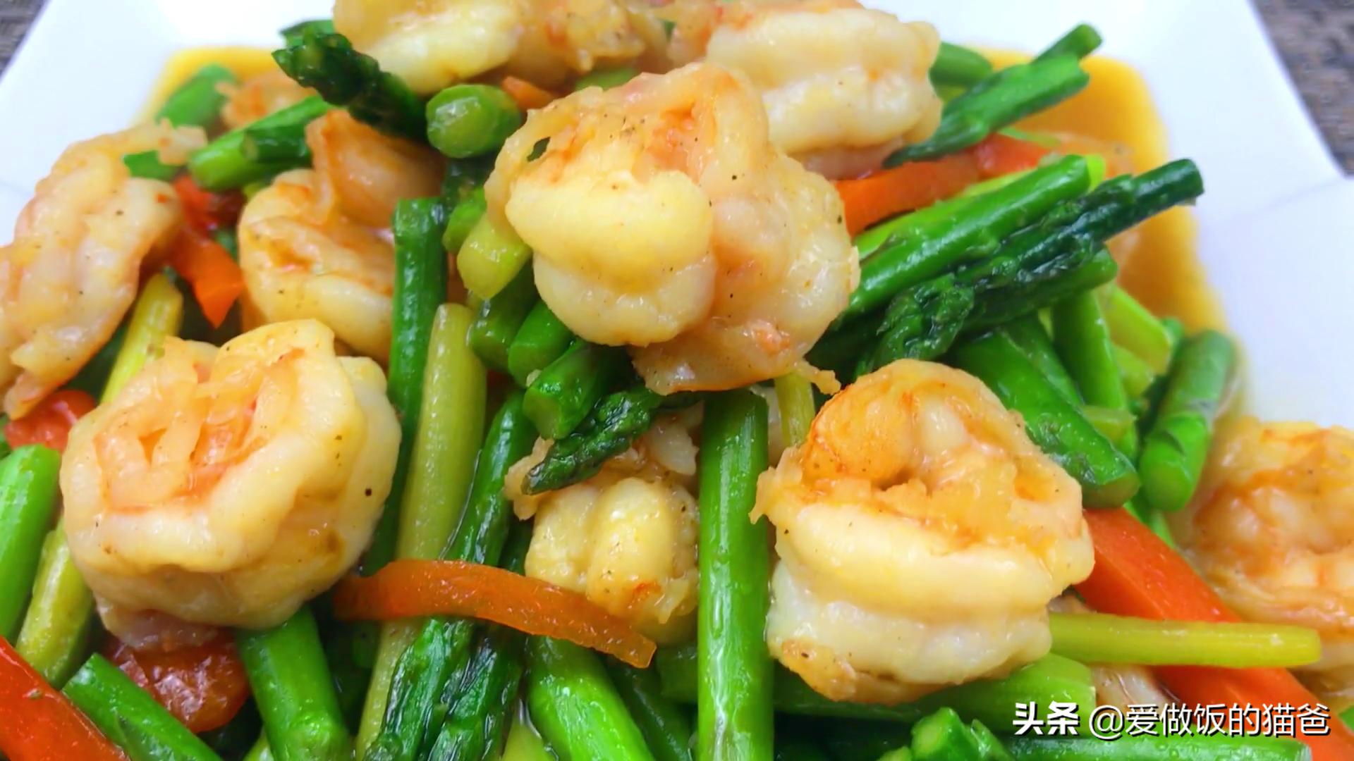 正是吃芦笋的季节清炒一下可好,芦笋炒淮山木耳怎么做才好吃