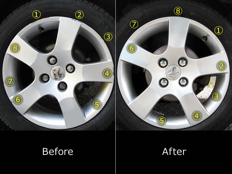 汽车轮毂修复的图片,怎样修复汽车轮毂视频