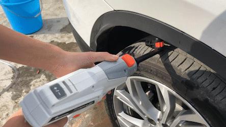 绿田最新款洗车机,锂电洗车机对比插电洗车机