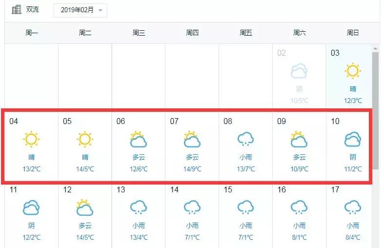 成都双流区天气14号,双流最近15天天气预报内容