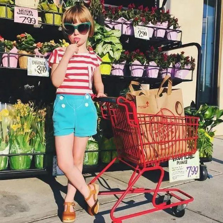 童装配色灰色,今年童装颜色流行