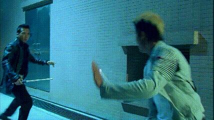 甄子丹杀破狼与吴京对打片段,棍法对决甄子丹完整版