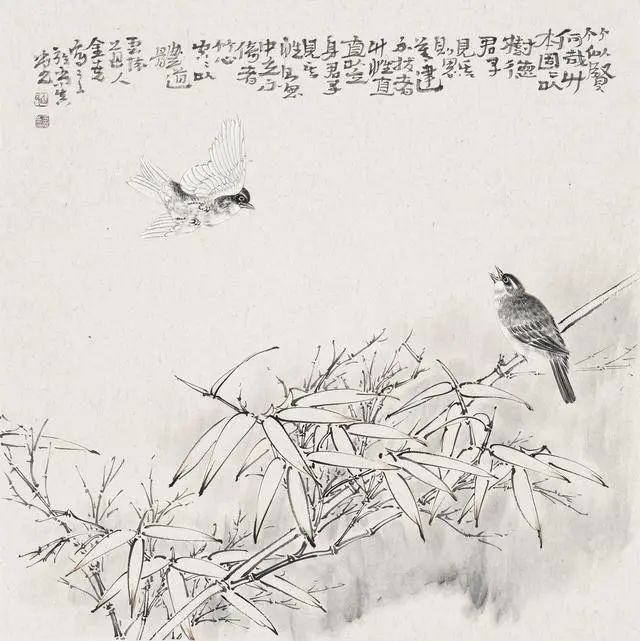 素朴的一花一草、精巧的一鸟一雀