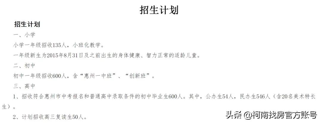 惠州最贵高中,惠州最牛的十所高中