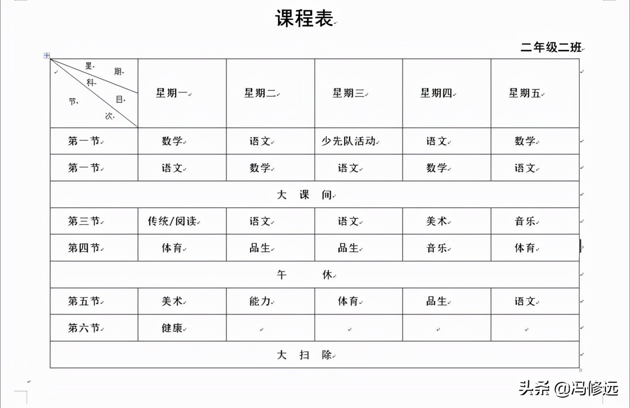 word单斜线表头制作教程,word斜线表头制作教程