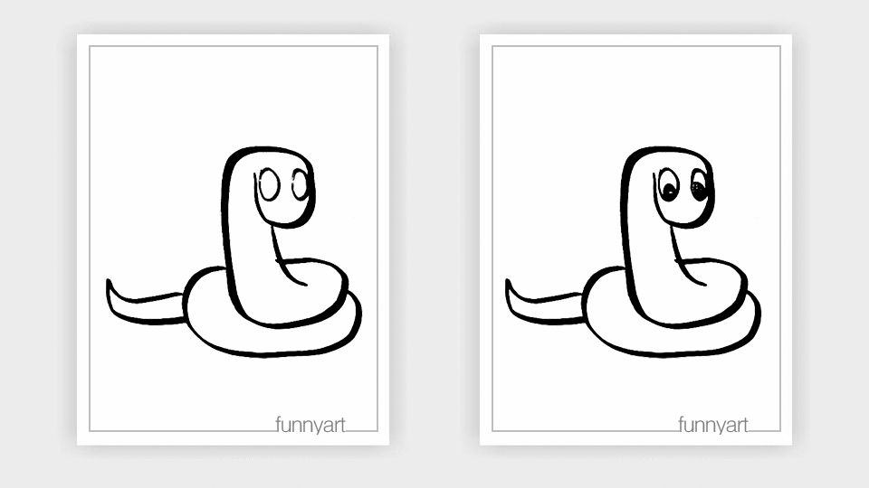 怎么画盘起来的蛇,如何简易画蛇用大纸