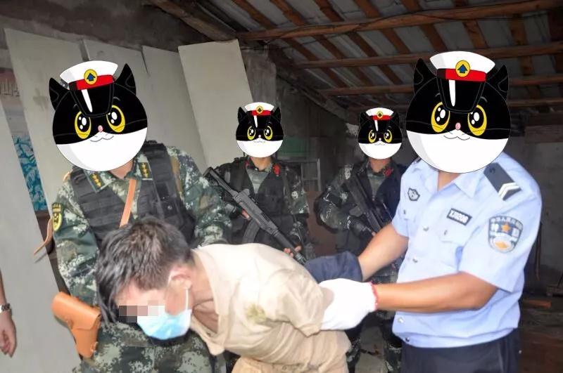 马山杨圩毒贩拒捕开枪对峙,马山警方抓获毒贩