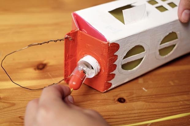 中秋灯笼手工简单又漂亮一年级,中秋儿童diy手提灯笼益智发光玩具