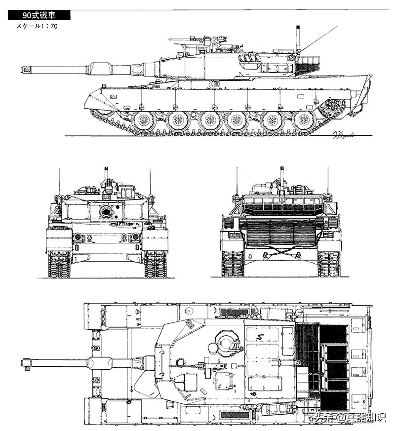 日本90式坦克与10式坦克,日本90式坦克vs中国99式坦克