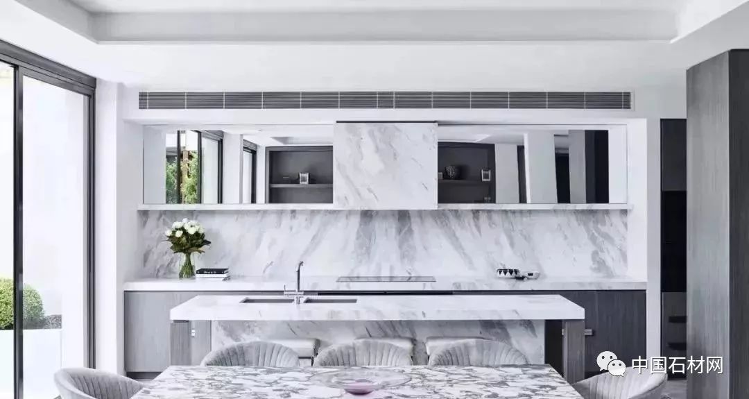 厨房多色台面,最流行的厨房大理石台面