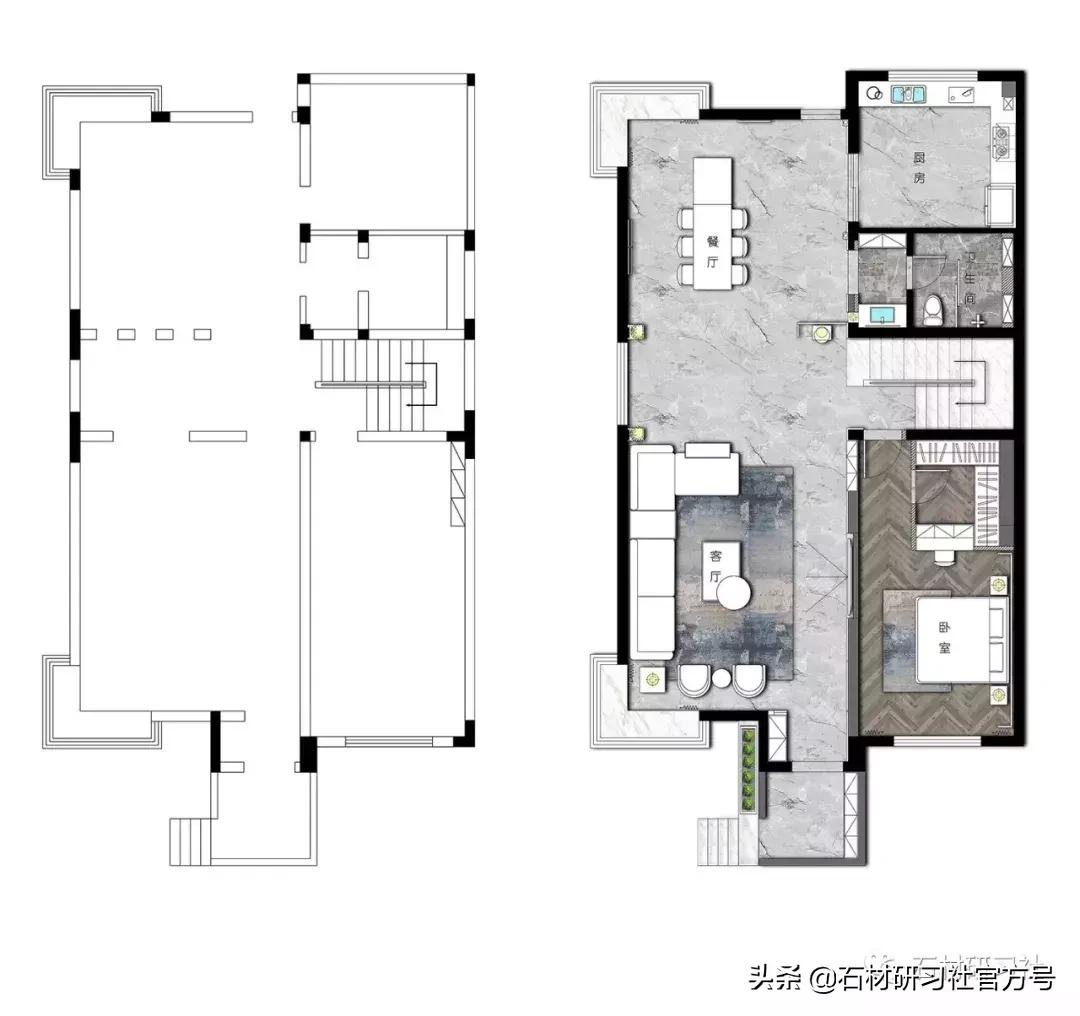 大理石现代极致设计,现代简约天然大理石款式推荐