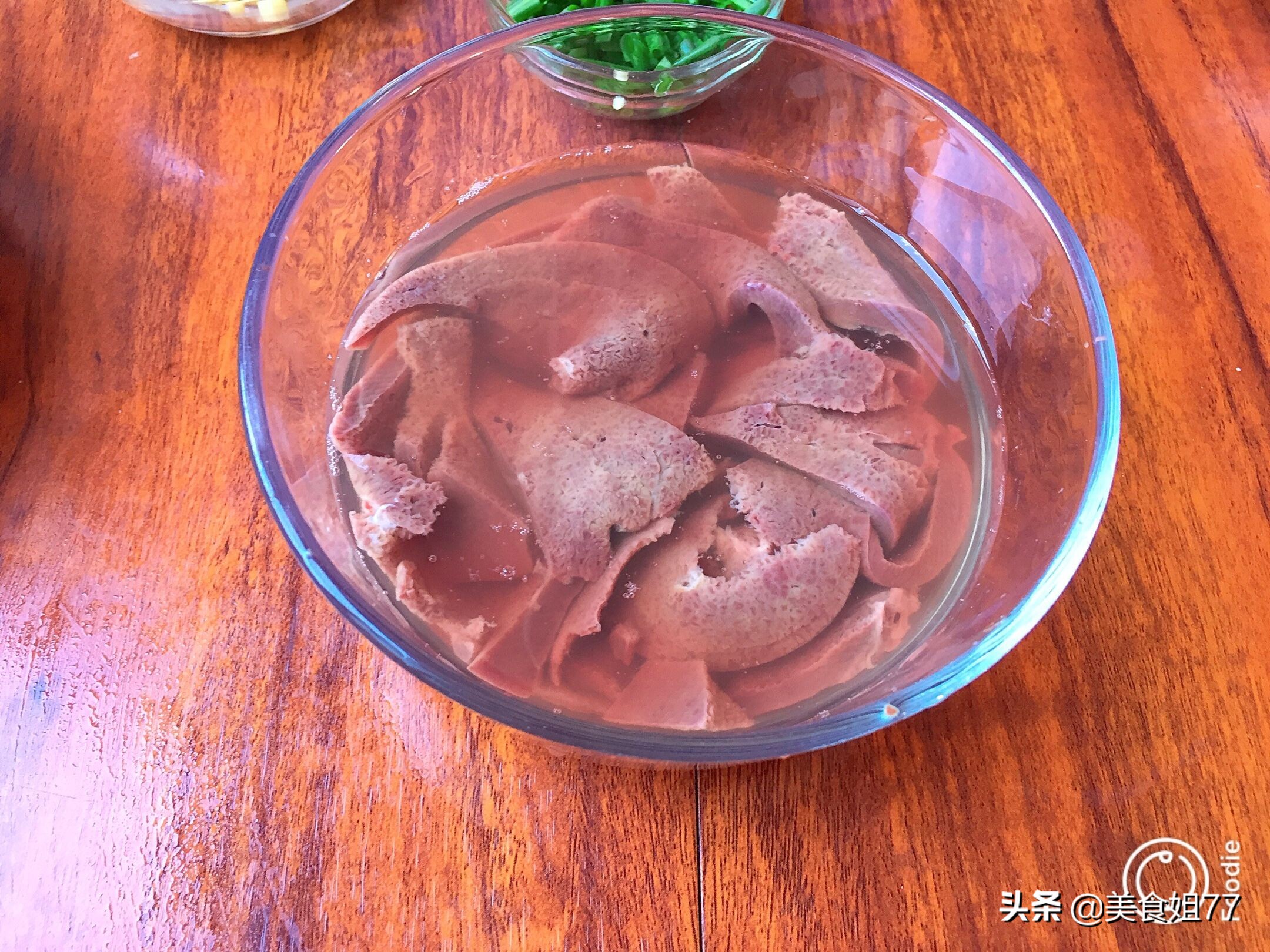 好吃不腥的猪肝汤,老母亲煮好的菜