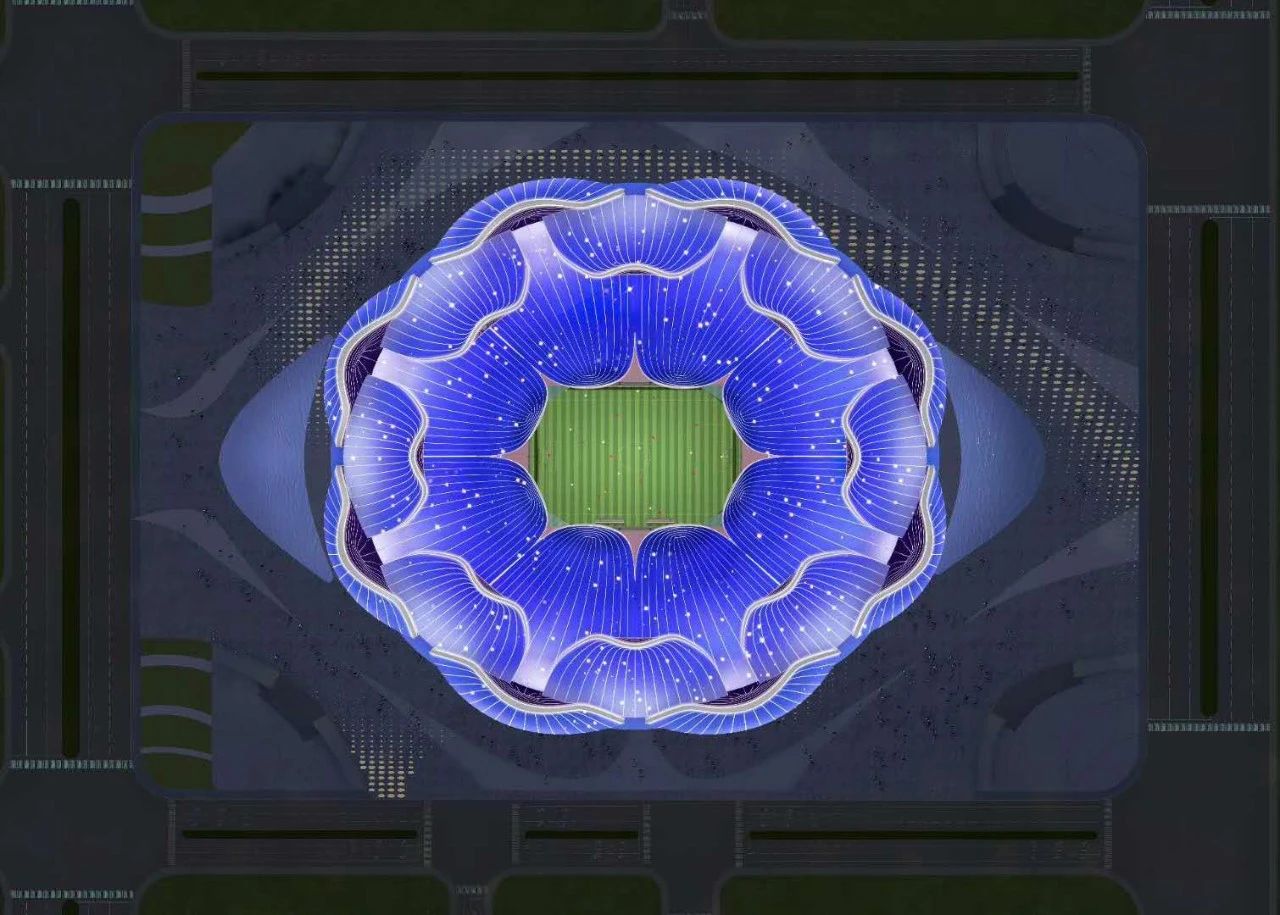 许家印120亿打造莲花形足球场,许家印恒大足球专业足球场