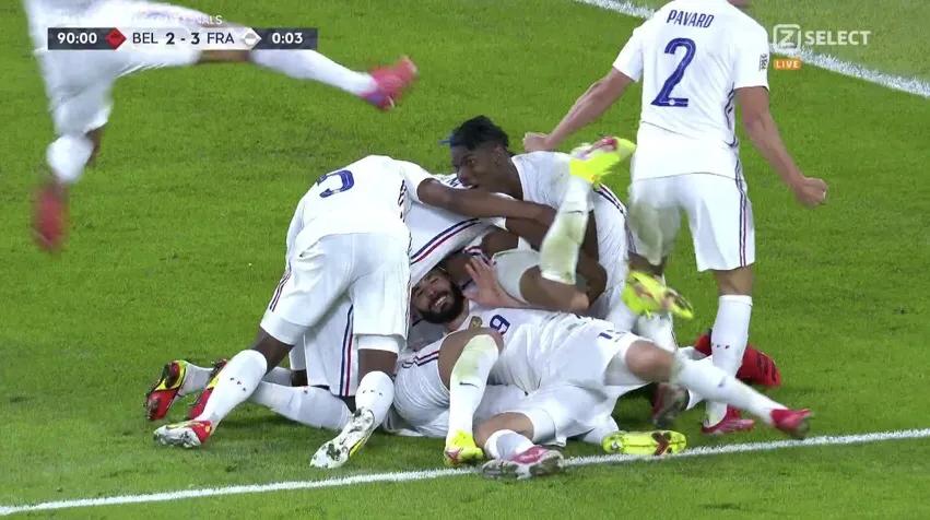 欧国联法国2:1逆转德国,欧国联比利时vs法国