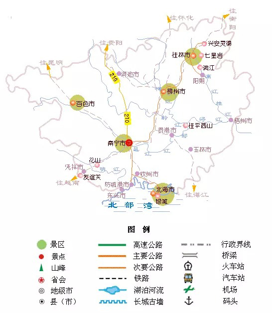 全国旅游景点详细地图大全,最新版中国各省市旅游景点地图