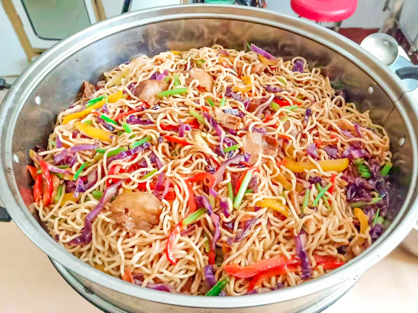 蒸卤面的家常做法简单的,蒸卤面饭店做法