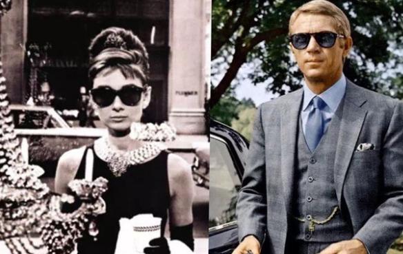 配墨镜既显气质又时髦,时尚搭配高级感墨镜